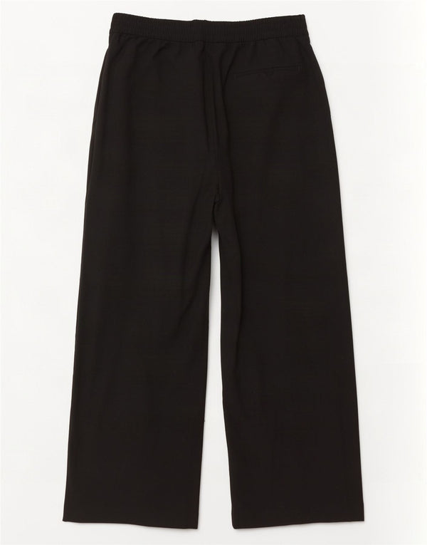 Marks & Spencer Kvinder Casual Bukser med brede ben UK 18 XL W36 L29 Sort