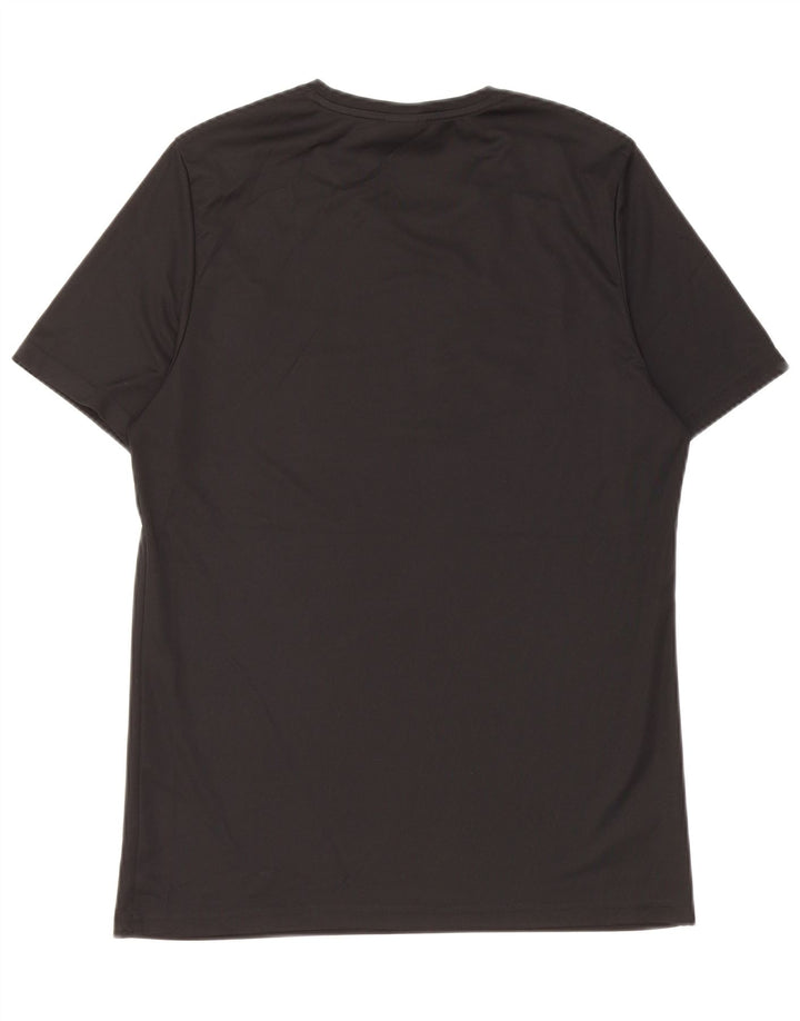 T-shirt grafica da uomo Reebok Top medio nero in poliestere
