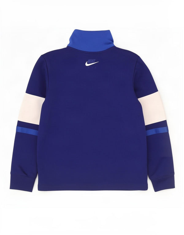 Giacca da ginnastica grafica da ragazzo Nike 12-13 anni Large Blue Colourblock