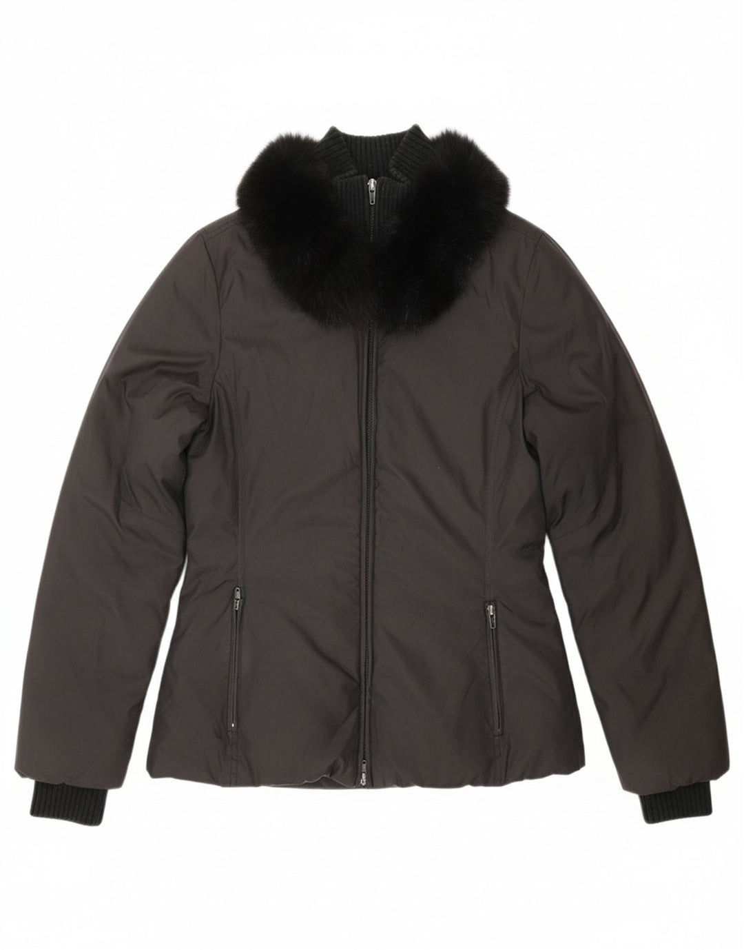 MARELLA Womens Padded Jacket UK 12 Medium Black Vintage Marella and Second-Hand Marella from Messina Hembry 