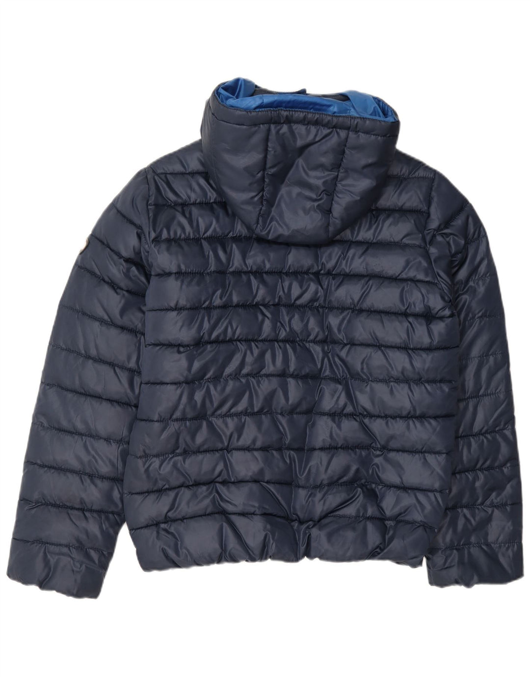Lotto Veste matelassée à capuche pour homme UK 36 Small Bleu marine Polyester
