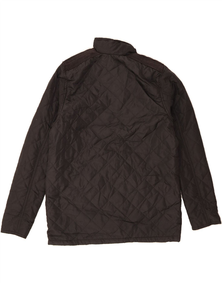 PIERRE CARDIN Mens Quilted Jacket UK 38 Medium Black Polyester Vintage Pierre Cardin and Second-Hand Pierre Cardin from Messina Hembry 