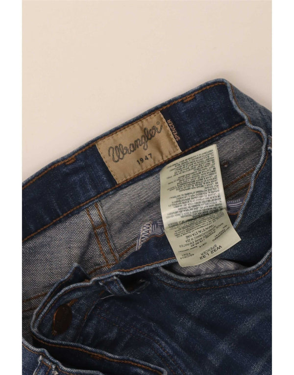 Мужские прямые джинсы Wrangler Spencer W32 L32, синий хлопок