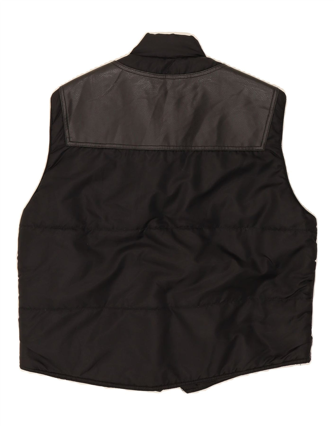 WEIPPER Mens Gilet UK 40 Large Black Cotton Vintage Weipper and Second-Hand Weipper from Messina Hembry 