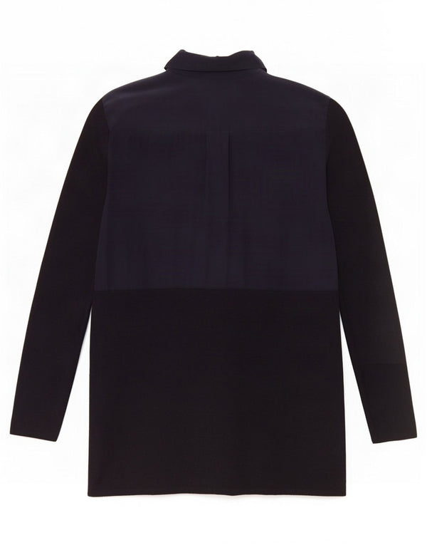 Cos Damen Pulloverkleid UK 10 Small Marineblaue Wolle
