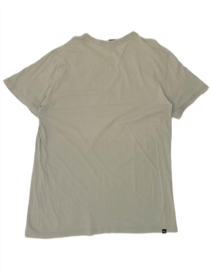 PUMA Mens T-Shirt Top Large Blue