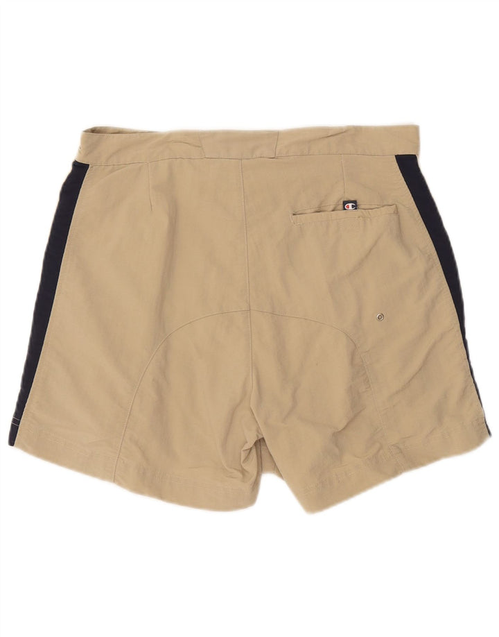 Champion Mens Swimming Shorts Large  Beige Striped