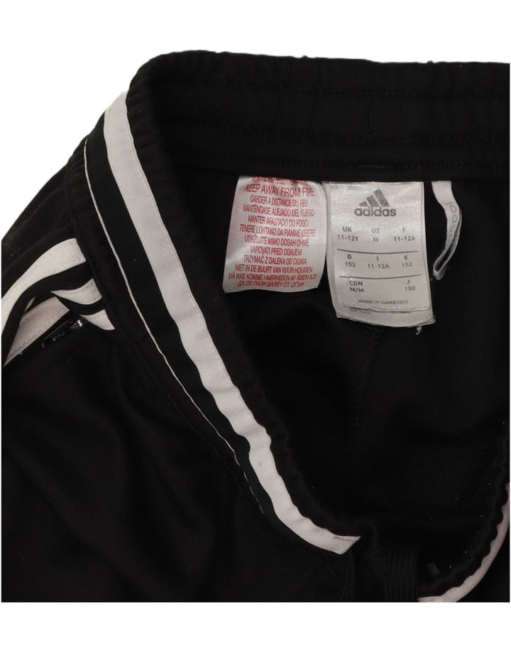 ADIDAS Boys Climacool Tracksuit Trousers 11-12 Years  Black Polyester