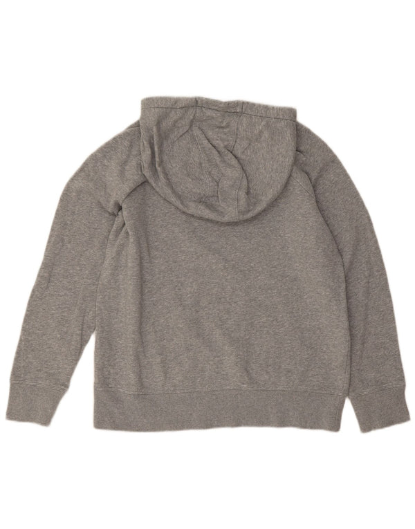 Under Armour Womens Graphic Oversized Hoodie Pullover UK 6 XS Grau meliert