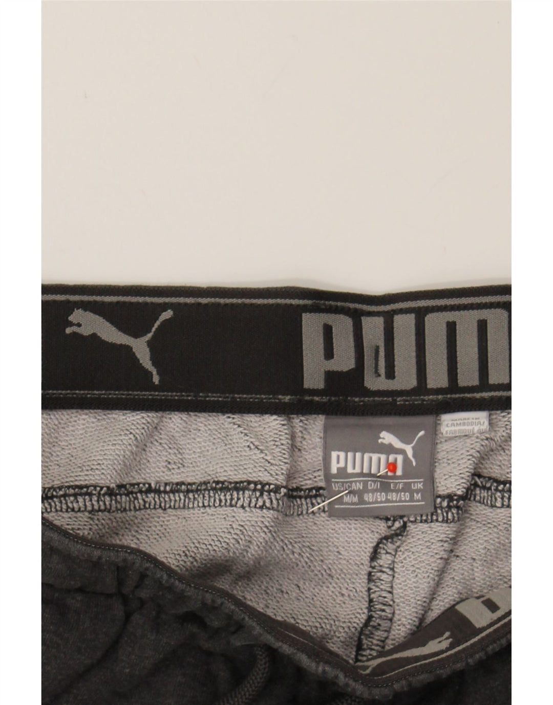 PUMA Mens Tracksuit Trousers Joggers Medium  Grey Cotton Vintage Puma and Second-Hand Puma from Messina Hembry 