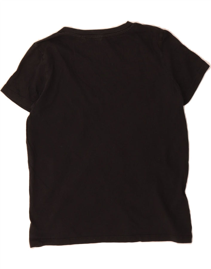 LEVI'S Womens T-Shirt Top UK 10 Small Black Vintage Levi's and Second-Hand Levi's from Messina Hembry 