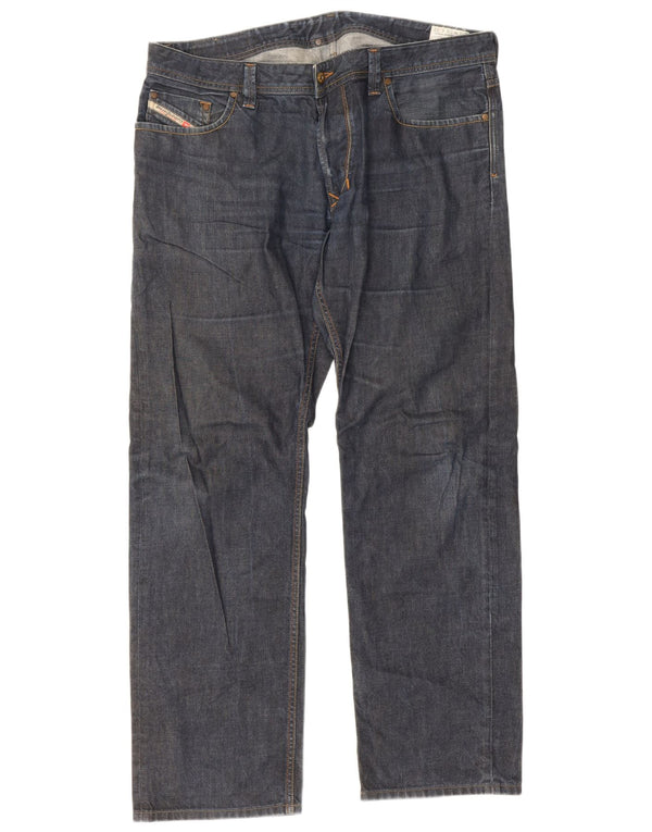 Diesel Mens Larkee Regular Straight Jeans W38 L32 Plavi pamuk