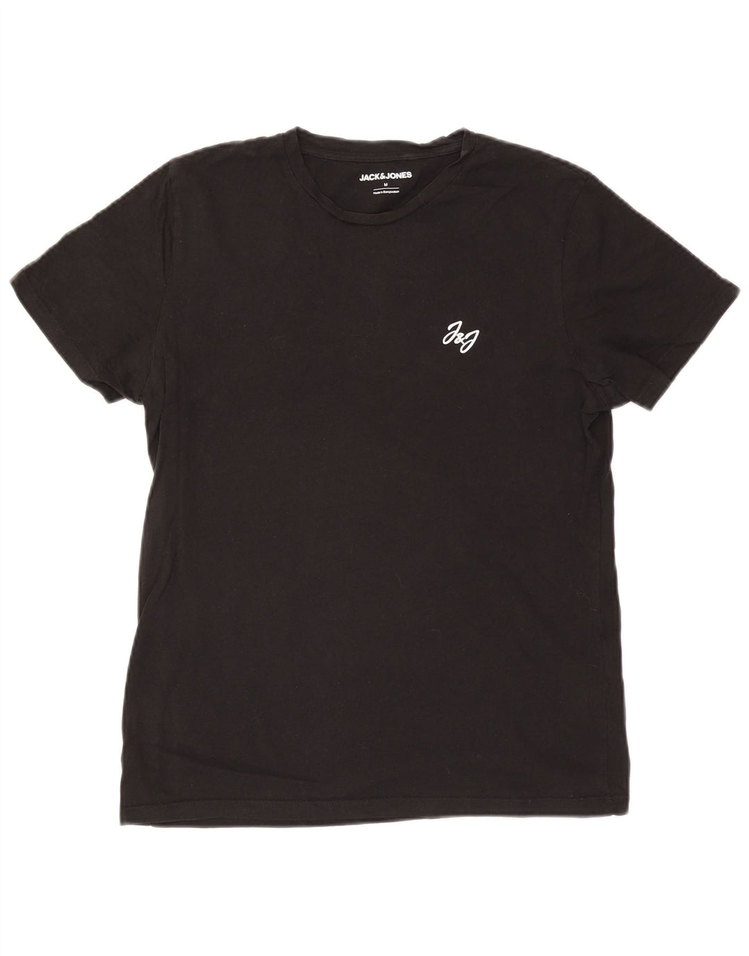 Jack & Jones T-Shirt Homme Noir Moyen Coton