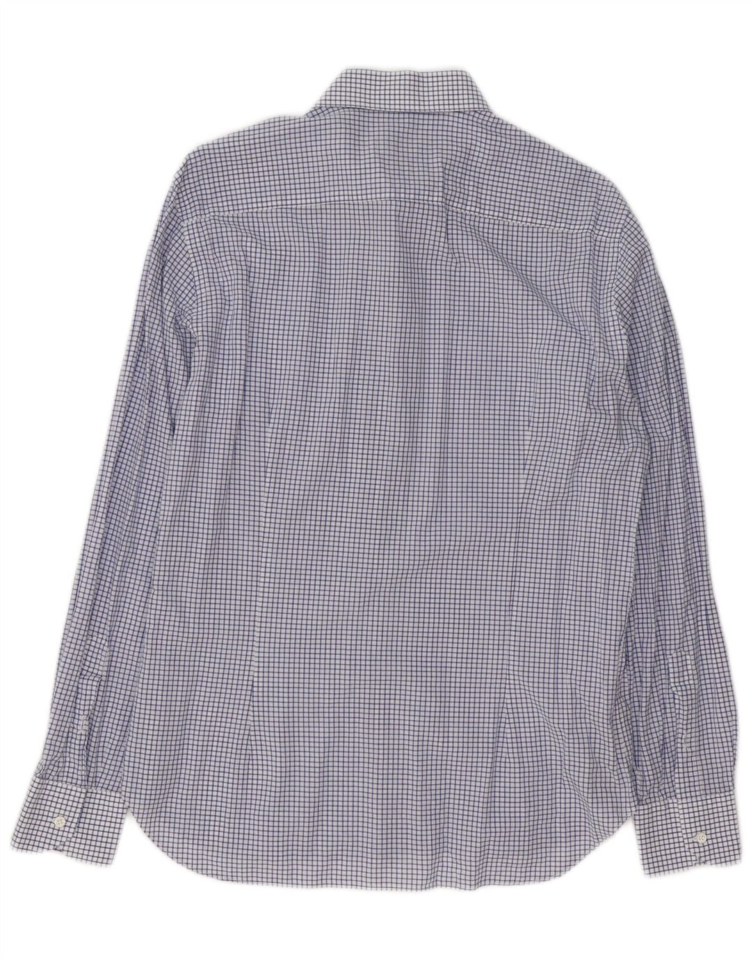 Massimo Dutti Herreskjorte str. 42 16 1/2 Stor blå ternet bomuld