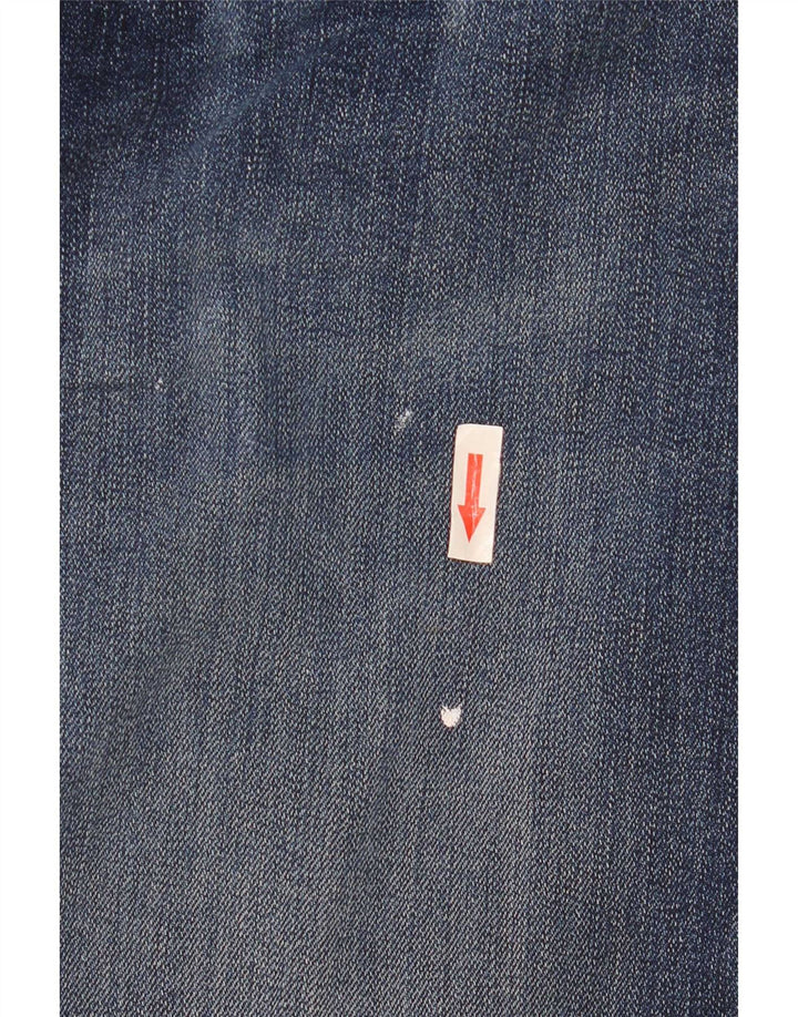 Marks & Spencer Mens Straight Jeans W34 L33 Blue Cotton