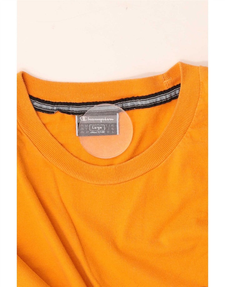 T-shirt da uomo Champion Top Large arancione