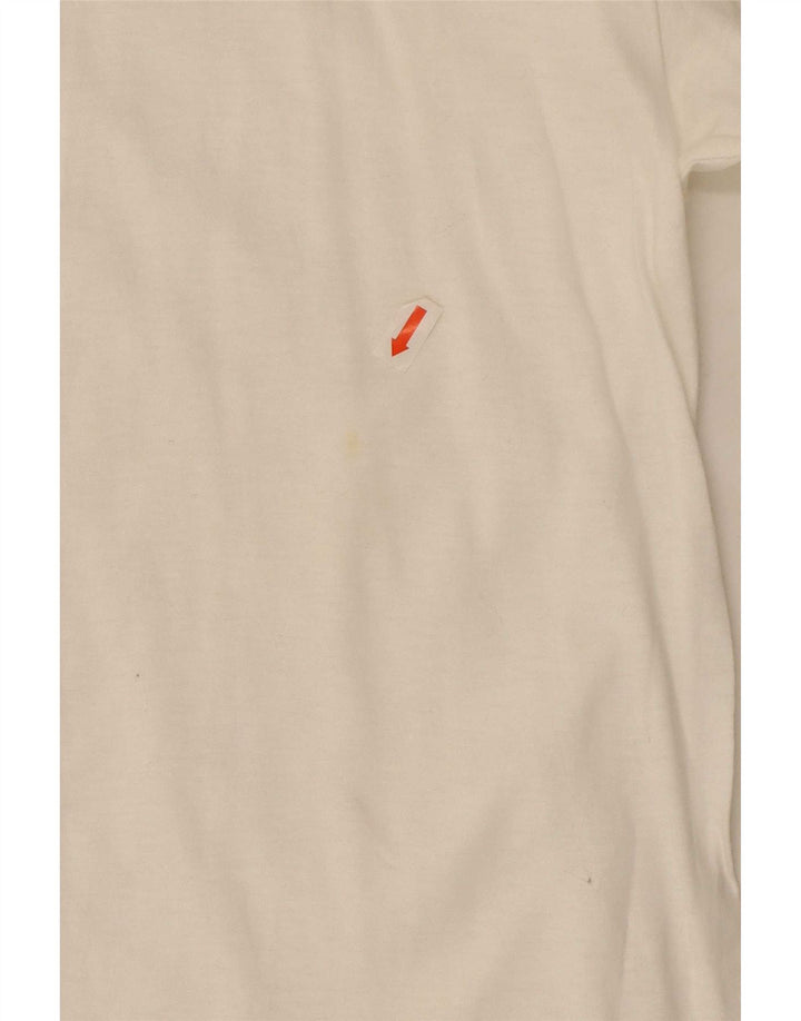 Roccobarocco Camiseta Hombre Top Medium Blanco Algodón