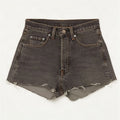 Pantaloncini di jeans da donna Dallas W29 cotone grigio medio