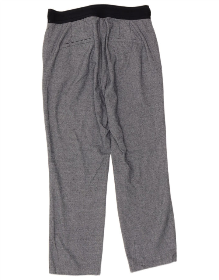 Spodnie damskie Zara Capri duże W30 L23 Niebieski poliester