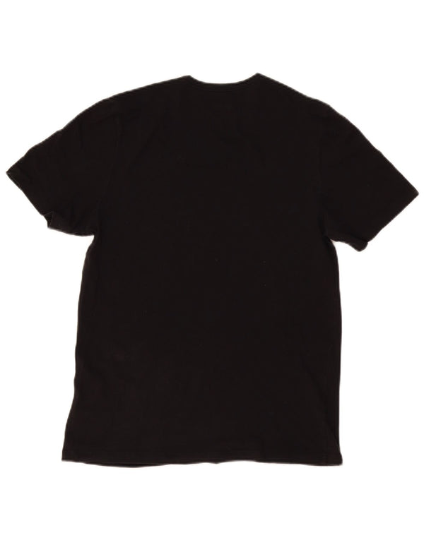 T-shirt męski Hugo Boss, mały, czarny, bawełniany