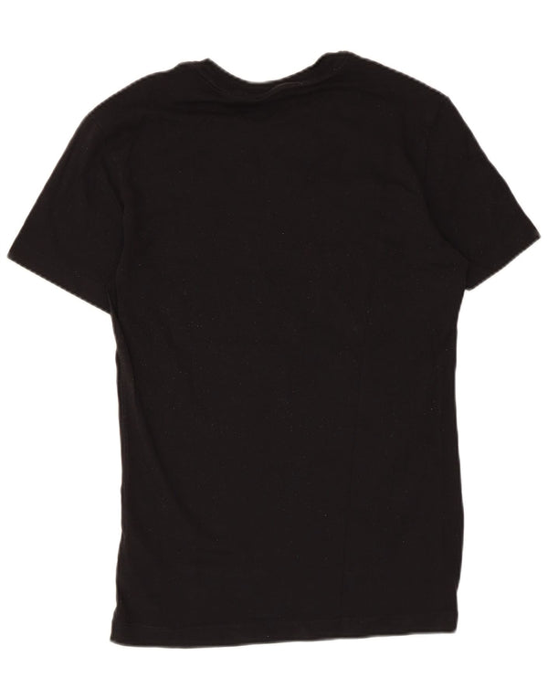 Maglietta grafica da uomo Calvin Klein Jeans Top piccola in cotone nero