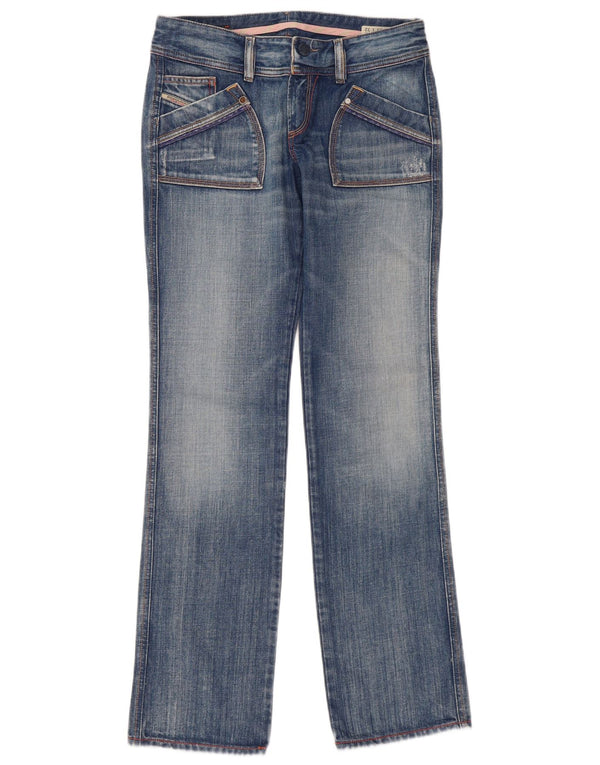 Blugi drepti pentru femei Reckfly Diesel W29 L32 Bumbac albastru