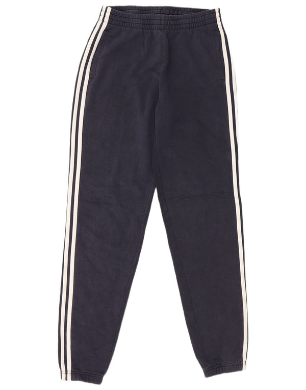 Adidas Jungen Trainingshose Jogger 15-16 Jahre Marineblaue Baumwolle