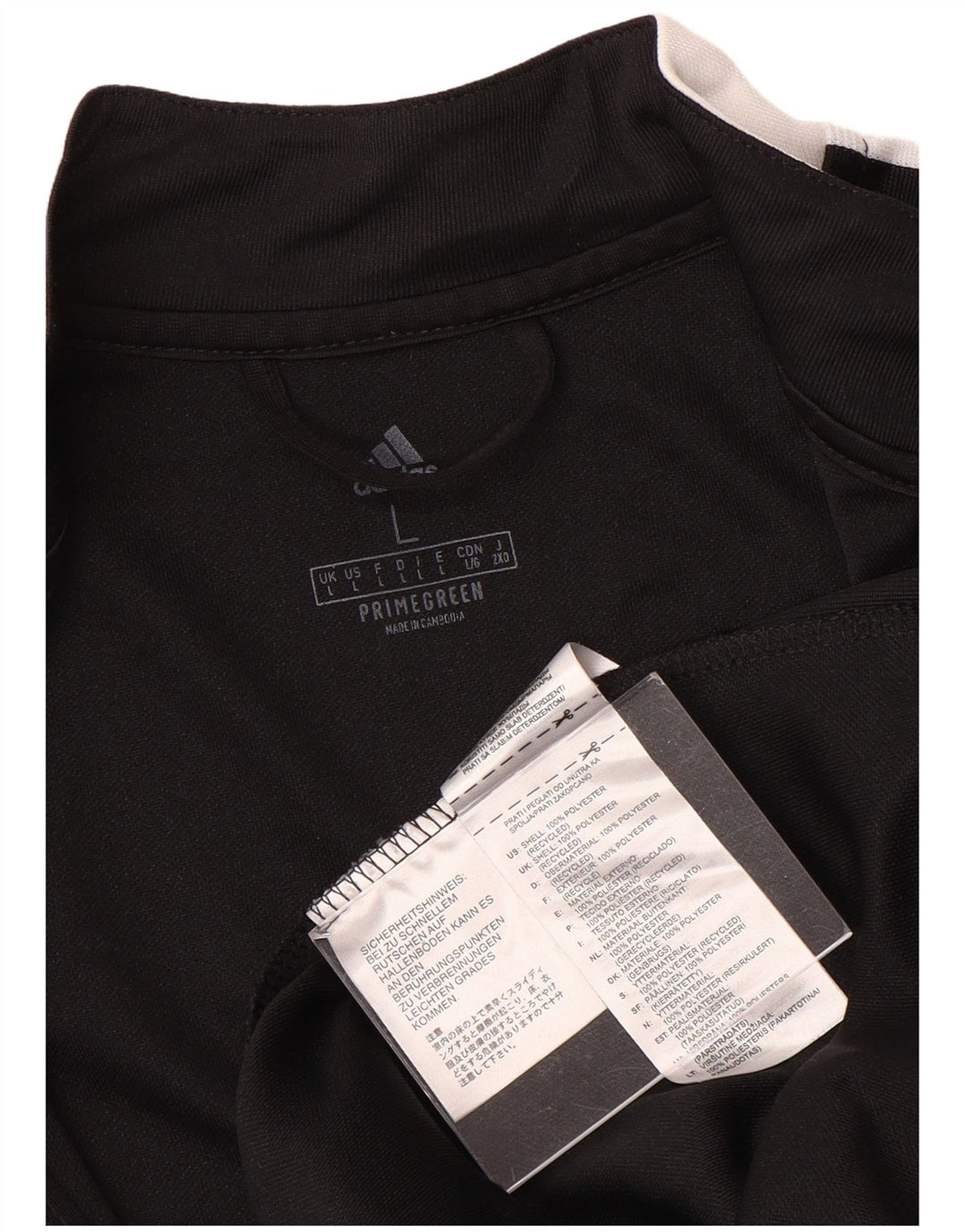 Adidas Mens Aeroready Tracksuit Top Jacket Large Black Polyester