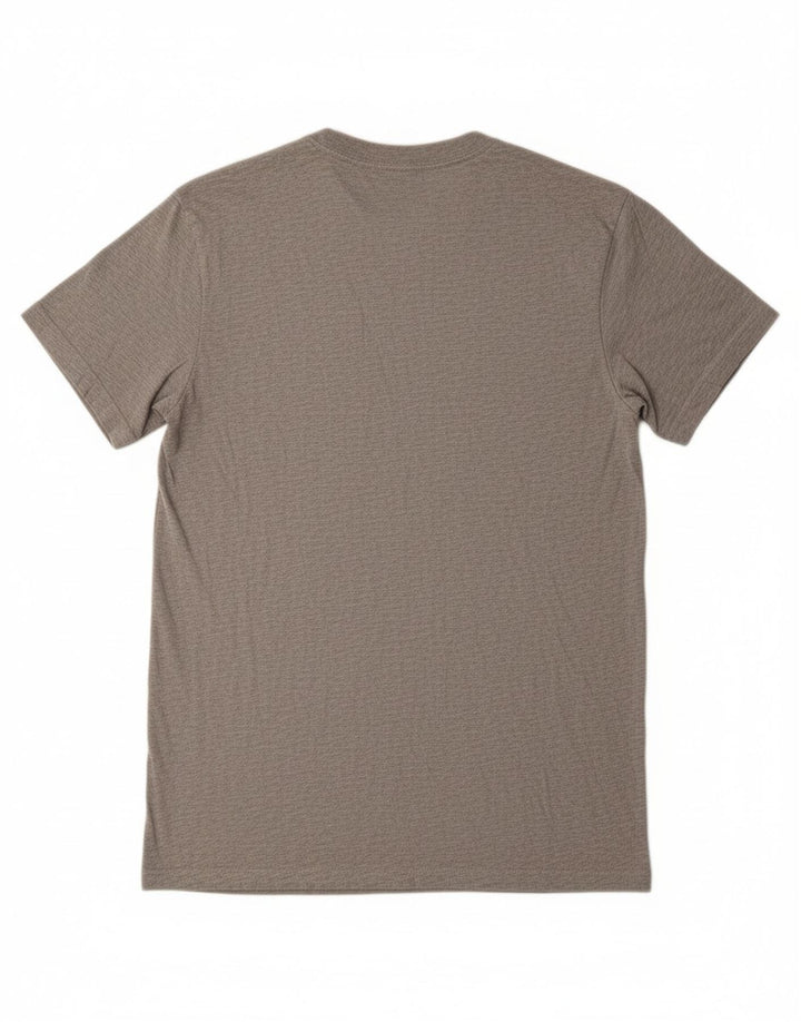 NIKE Mens T-Shirt Top Small Grey Cotton