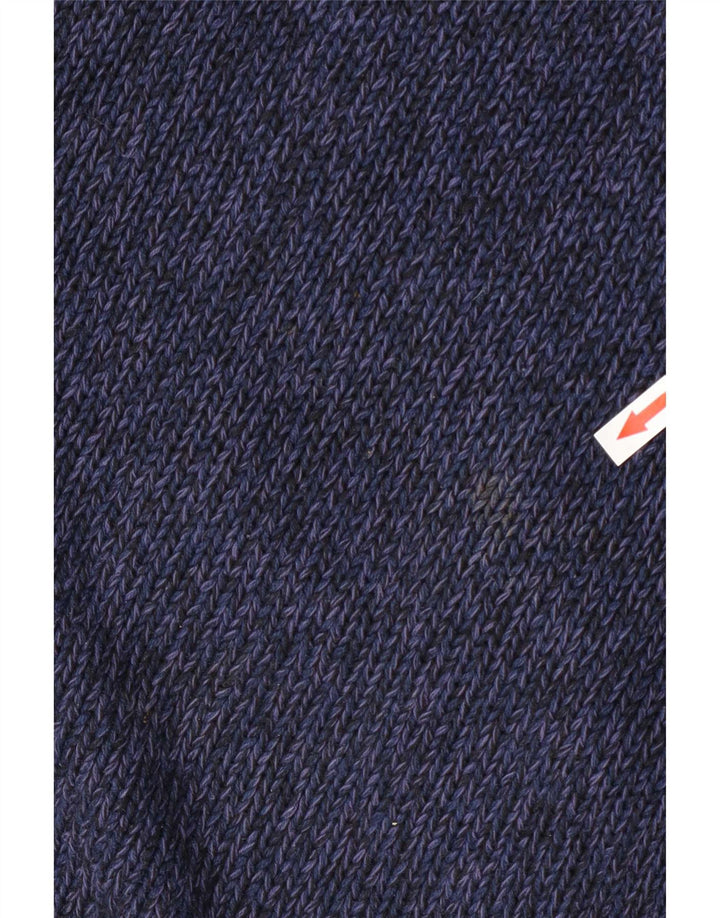Marks & Spencer Mens St. Michael V-Neck Jumper Sweater Medium Navy Blue