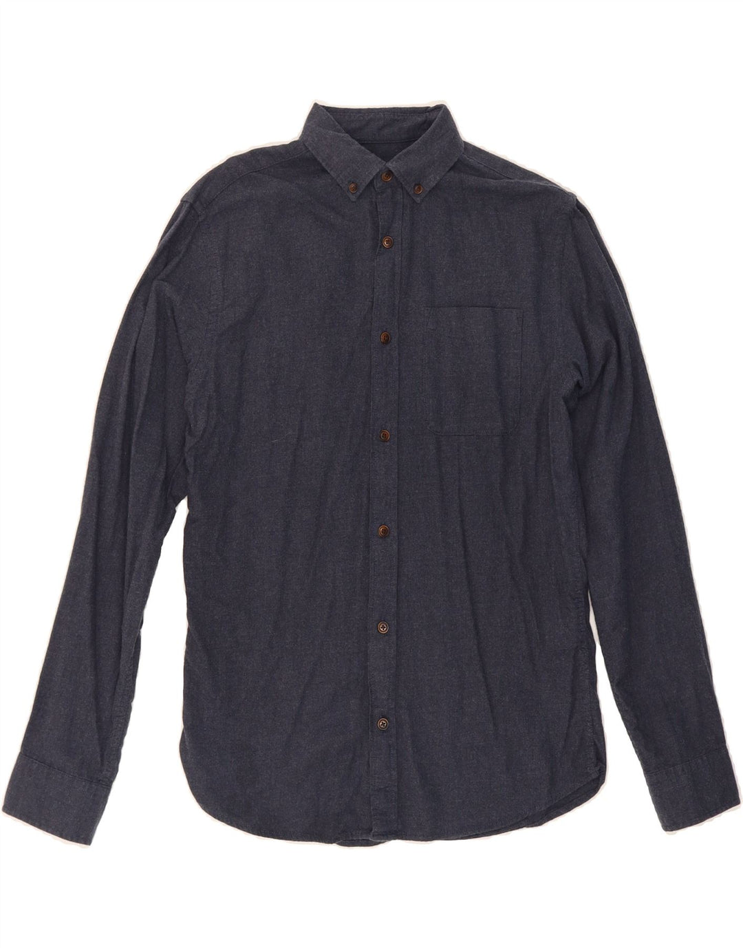 JACK & JONES Mens Shirt XS Navy Blue Cotton Vintage Jack & Jones and Second-Hand Jack & Jones from Messina Hembry 