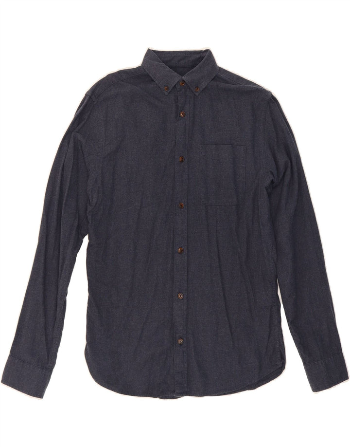 JACK & JONES Mens Shirt XS Navy Blue Cotton Vintage Jack & Jones and Second-Hand Jack & Jones from Messina Hembry 