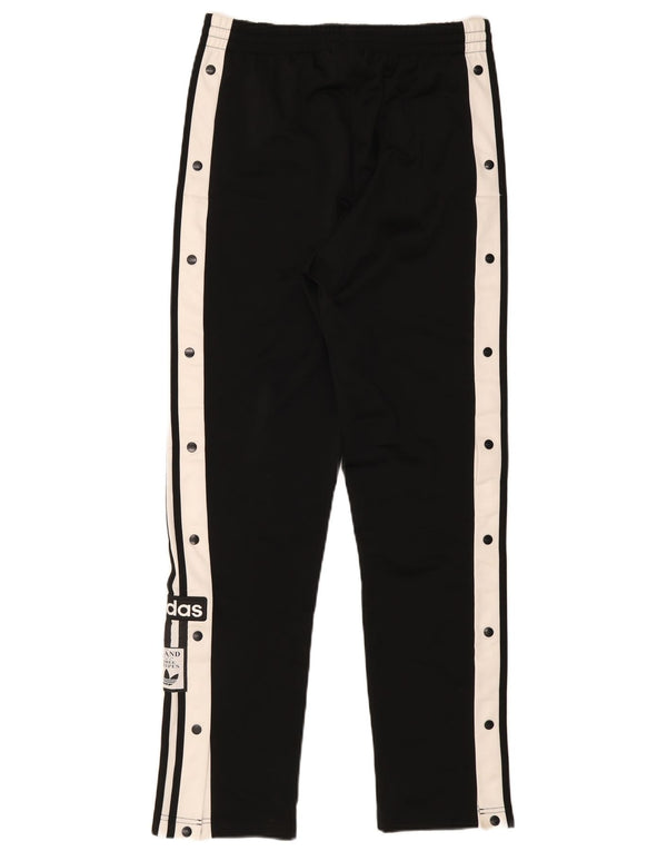Pantaloni da tuta da uomo Adidas Large in poliestere color block nero