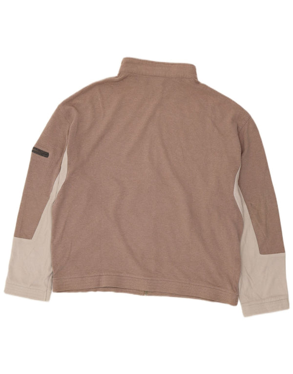 AUSTRALIAN L'ALPINA Veste de survêtement pour homme IT 54 XL Beige Colourblock