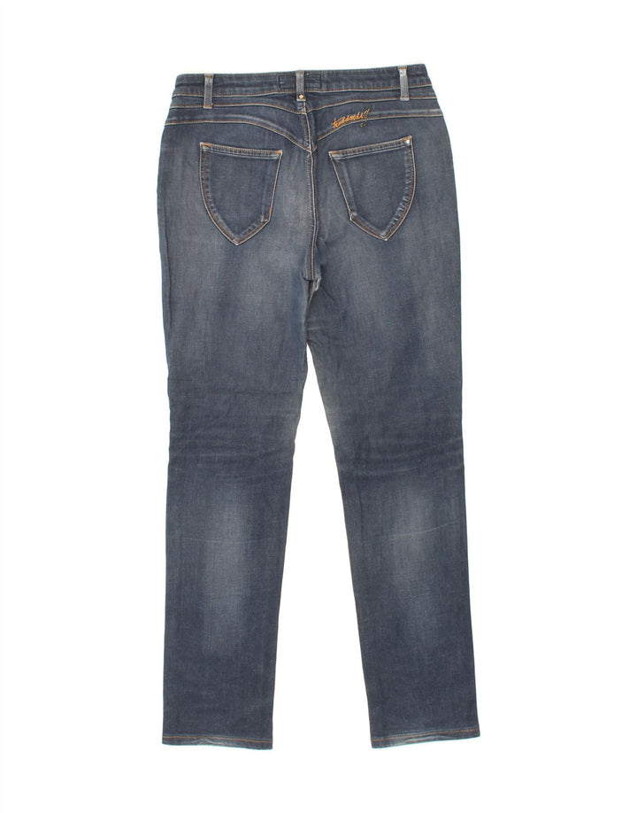 TRUSSARDI Womens Slim Jeans W28 L29 Blue Vintage Trussardi and Second-Hand Trussardi from Messina Hembry 