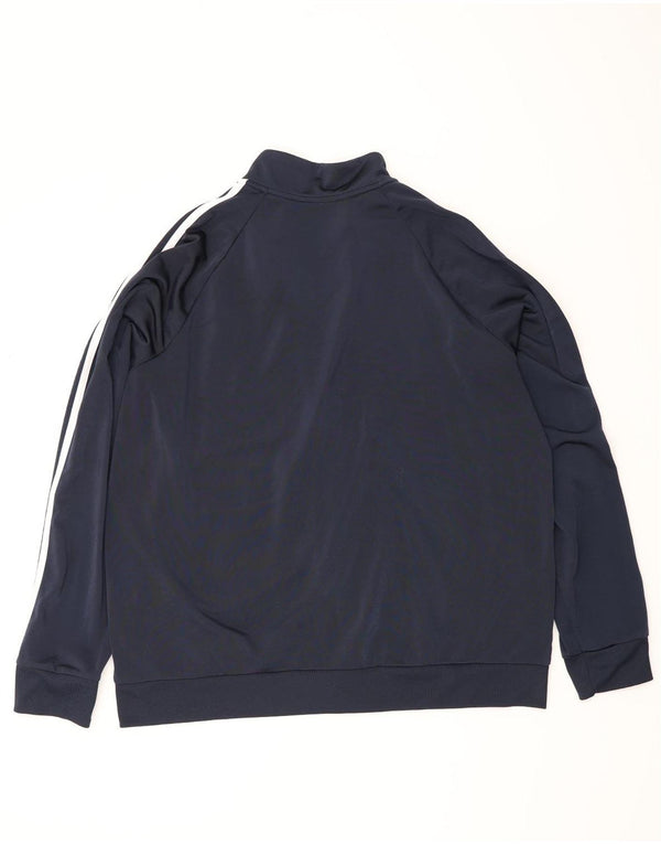 Adidas Veste de survêtement pour femme UK 24/26 2XL Bleu marine Polyester