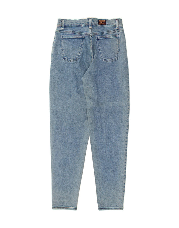 VINTAGE Højtaljede koniske jeans til kvinder EU 40 Medium W28 L30 Blå Bomuld