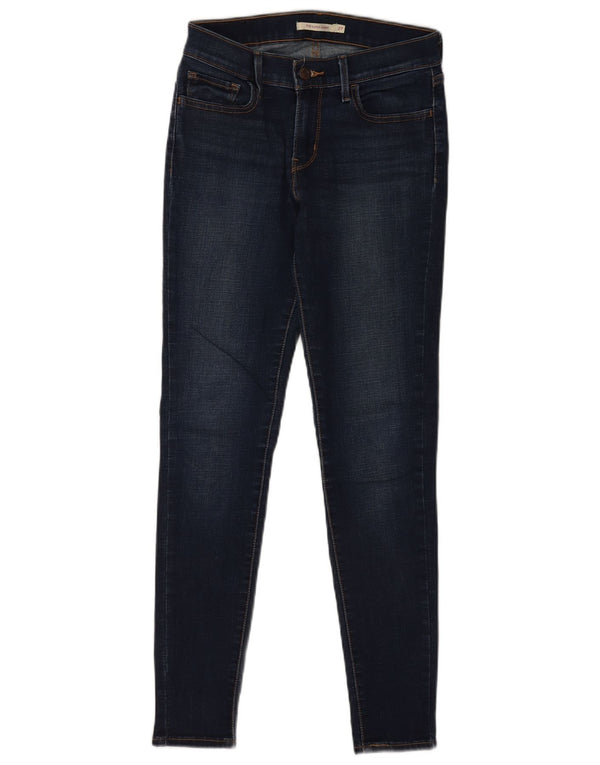 Levi's Womens 710 Super Skinny Jeans  W27 L30 Navy Blue Cotton
