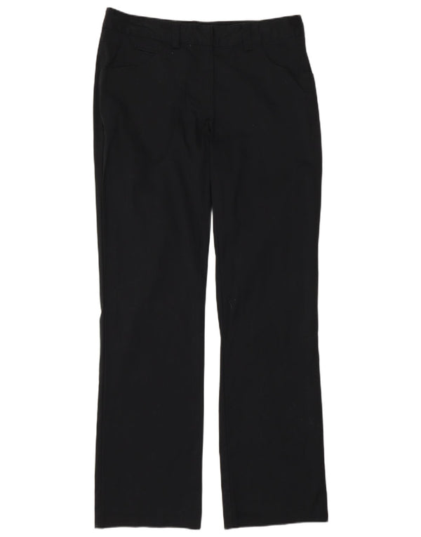 Spodnie damskie Nike Straight Casual UK 10 Small W32 L30 Czarna bawełna