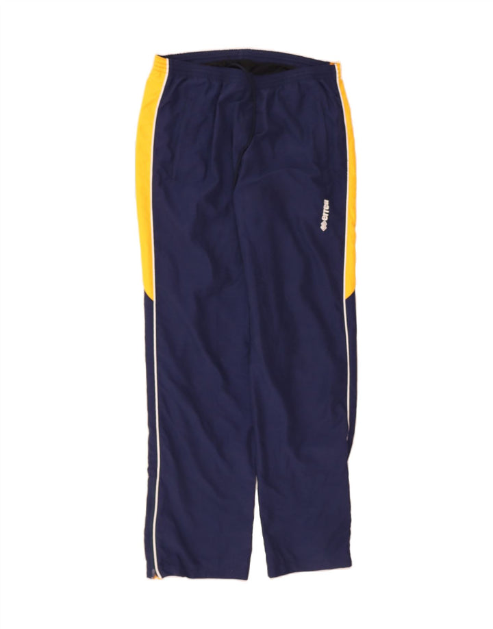 ERREA Mens Tracksuit Trousers Medium Navy Blue Colourblock Polyester Vintage Errea and Second-Hand Errea from Messina Hembry 