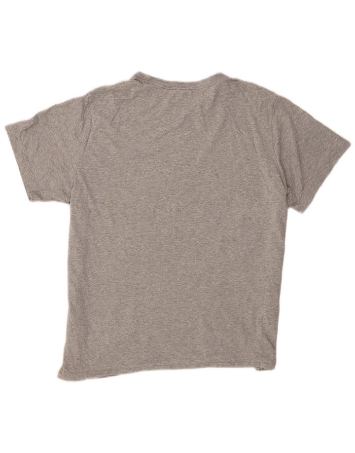 Nike Mens T-Shirt Top Large Grey Flecked Cotton