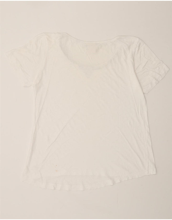 CHAMPION Womens Easy Fit T-Shirt Top UK 12 Medium White Vintage Champion and Second-Hand Champion from Messina Hembry 