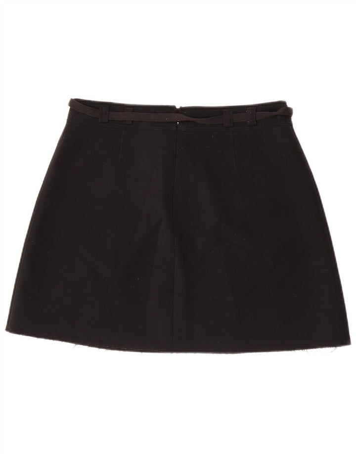 Marks & Spencer Damen Minirock UK 14 Large W30 Schwarz Polyester