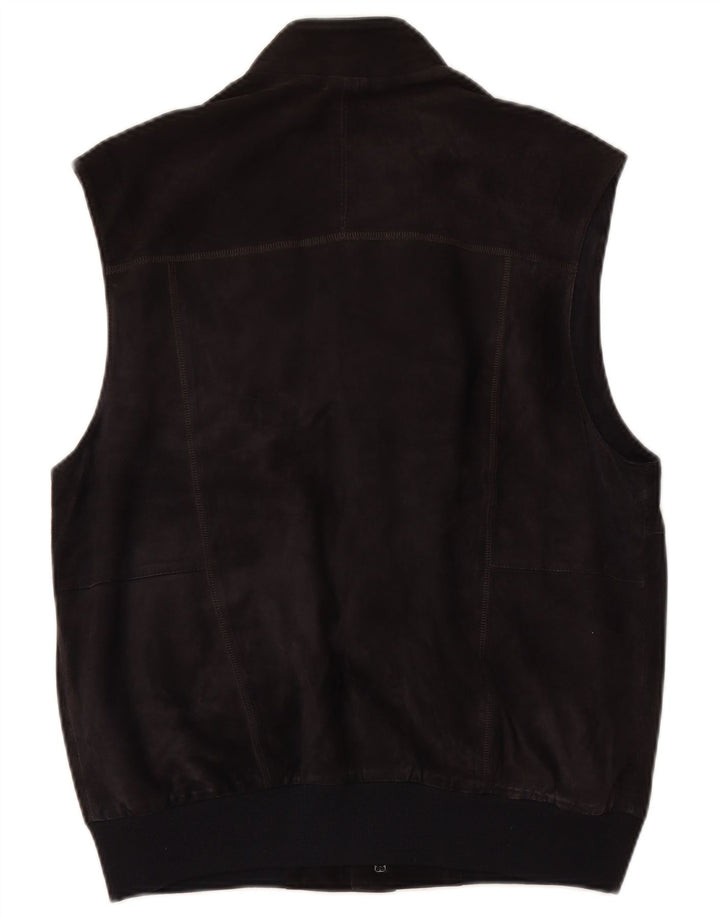 STRIWA Herre Ruskind Gilet UK 38 Medium Navy Blue Læder