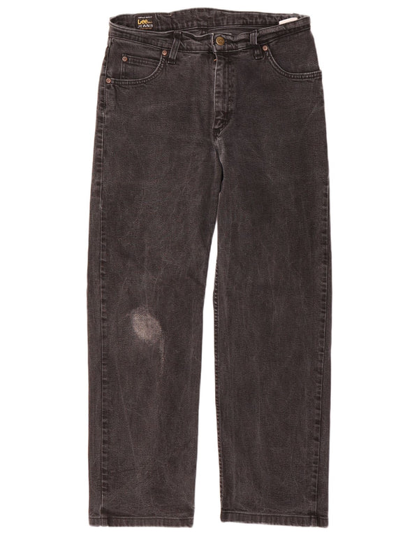 Мужские прямые джинсы Lee W30 L27, серый хлопок
