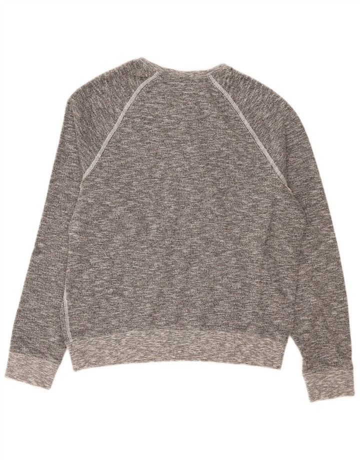 True Religion Mens Sweatshirt Jumper XL Grey Flecked Cotton