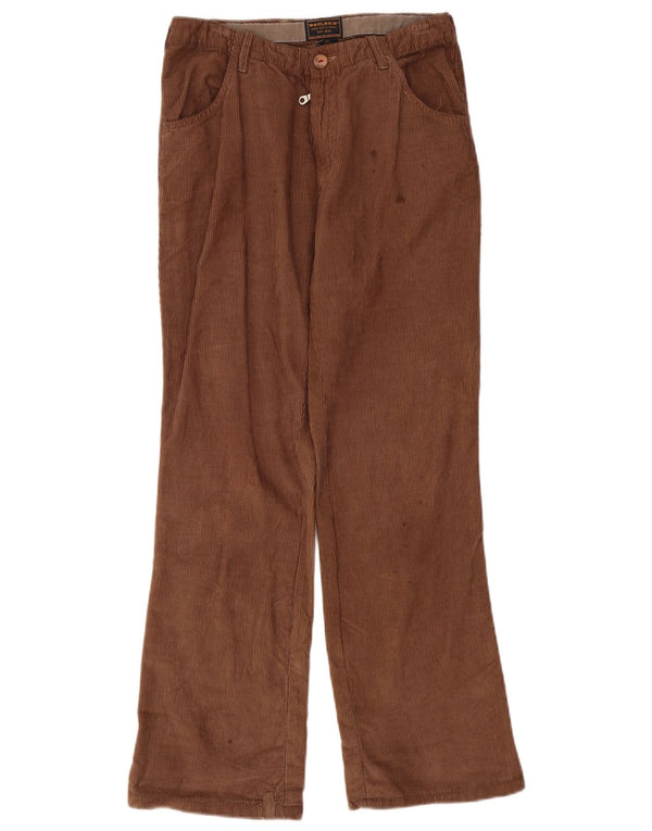 Woolrich Pantalon droit en velours côtelé pour homme W29 L29 Marron Coton
