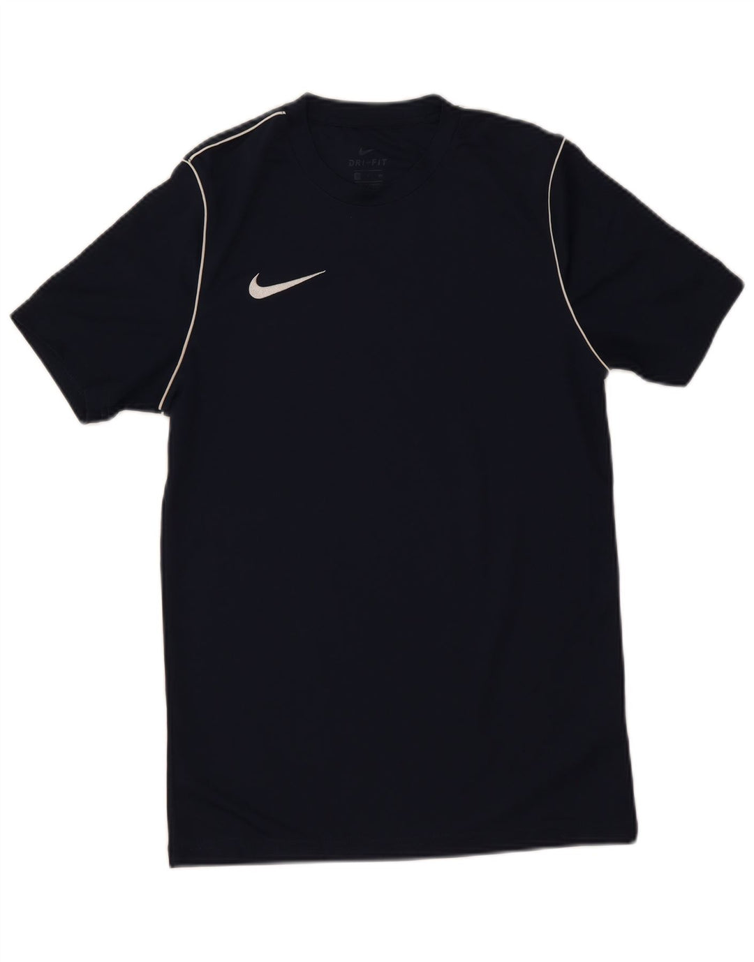 Nike Mens Dri Fit T-Shirt Top Small Navy Blue Polyester