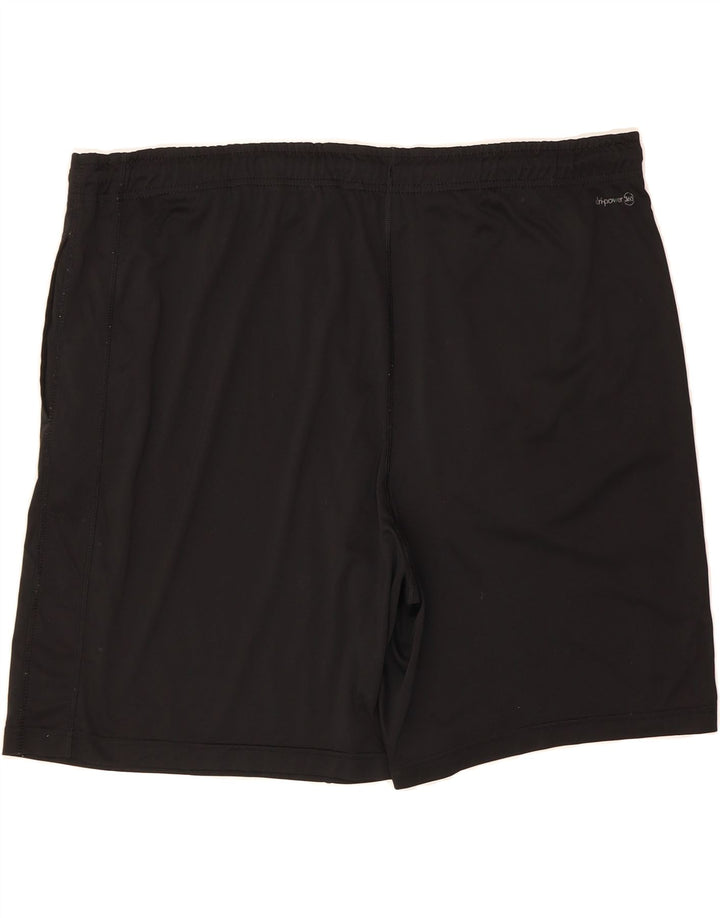 RUSSELL ATHLETIC Mens Sport Shorts XL Black Polyester Vintage Russell Athletic and Second-Hand Russell Athletic from Messina Hembry 