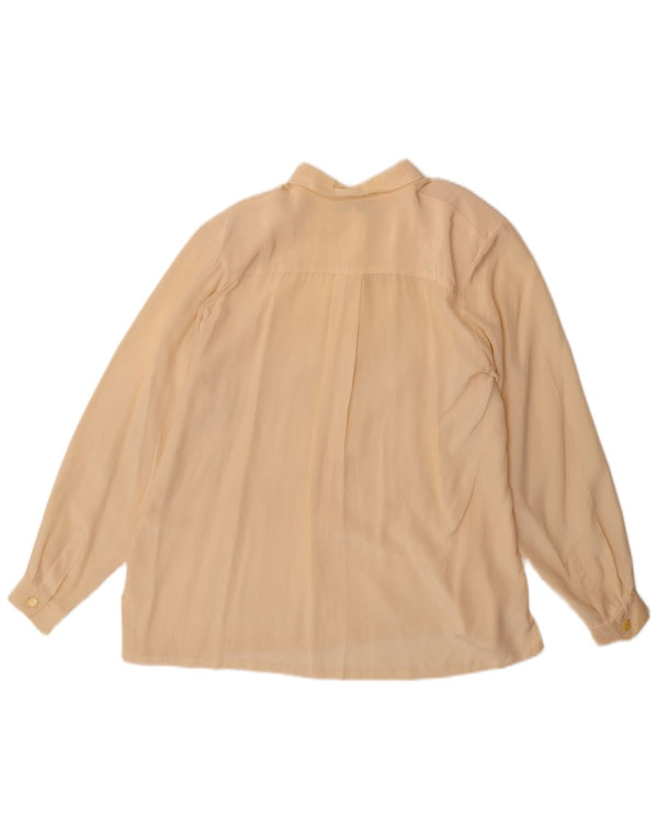 Alba Fornari Chemisier Femme IT 46 Large Blanc Cassé Soie